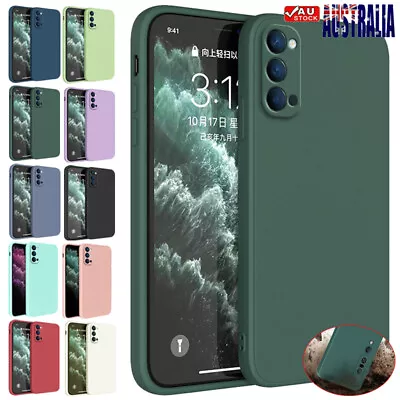 Liquid Silicone Case Cover For OPPO A79 A58 A78 A38 A17 A57 A96 A77 A5 A9 Reno11 • $12.49