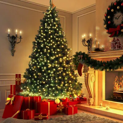 £3.99 • Buy Christmas Tree Colorado Pine 4/5/6/7ft Metal Stand W/LED Lights Artificial Xmas