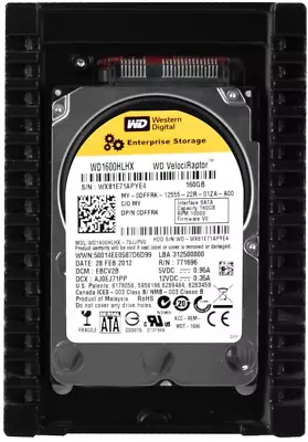 Dell 0DFFRK DFFRK Velociraptor WD1600HLHX 160GB 10000U/Min 32MB SATA II 3.5   • $179.67