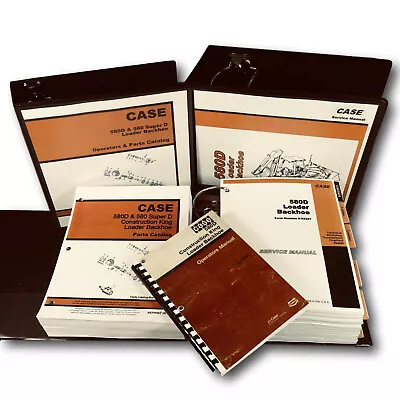 $159.97 • Buy Case 580D Loader Backhoe Service Manual Parts Catalog Operators Repair Shop Book