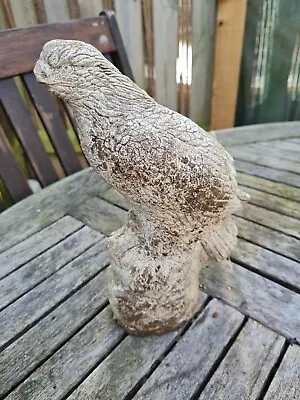 Stone Concrete Eagle Garden Vintage Ornament - Used  • £12.99