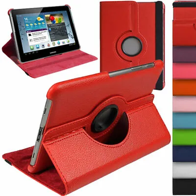 £7.99 • Buy 360 Rotate Leather Stand Case Cover For Samsung Galaxy Tab 2 10.1 P5110 P5100