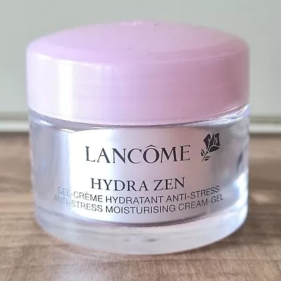 💛 Lancome Hydra Zen Anti-Stress Moisturising Cream Gel 15ml Travel Size New • £14.99
