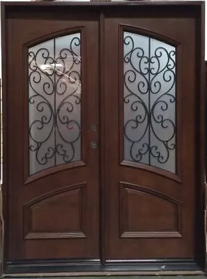 Memorial Day Sale!!!!!!Solid Wood Mahogany Door Pre-hung&Finished DMH8619-6-Iron • $3500