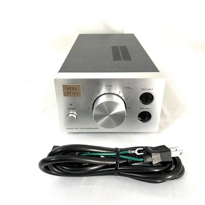 $499 • Buy STAX Headphone Amplifier SRM-323A Electrostatic Headphone Amplifier Silver Used