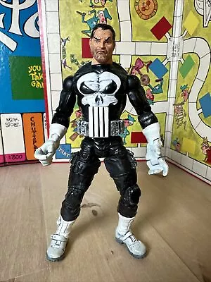 The Punisher Marvel Legends 6” Figure 2003 War Zone Series IV Super Poseable • $18