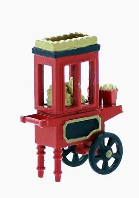 POPCORN Vendor Cart Comes Assembled Unpainted Even Has Popcorn O Scale • $14.99