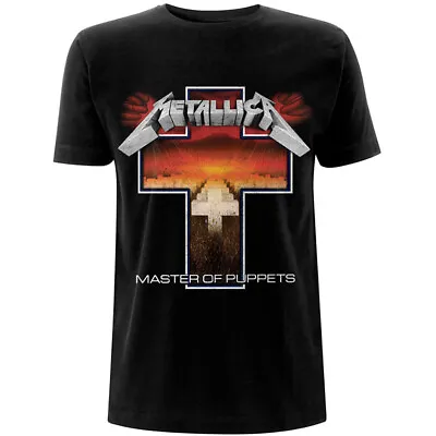 Metallica - Master Of Puppets Cross - Black T-shirt • $24.99