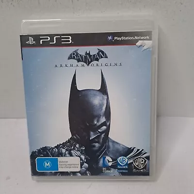 Batman Arkham Origins + Manual - Sony PlayStation 3 PS3 Game PAL Complete (20) • $27.99