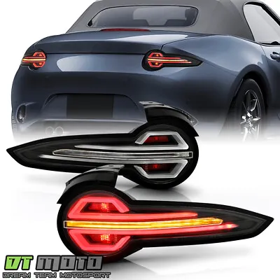 2016-2023 Mazda MX-5 MIATA LED Tube Sequential Signal Tail Lights Brake Lamps • $429.99