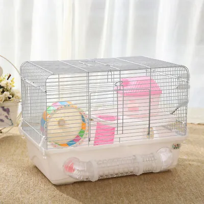 Dwarf Hamster Cage Degu Gerbil Rat Mouse House Small Pet Carrier Travel Hutches • £7.95