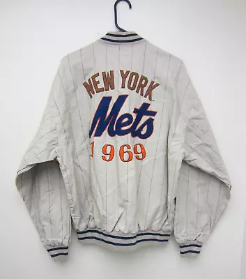 Mirage New York Mets 1969 MLB Jacket World Series Champions Size L Reversible • $149.99