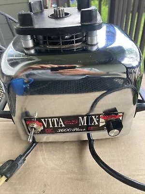 Vintage VITAMIX 3600 Plus Stainless Steel Blender - Working MOTOR / BASE ONLY • $38