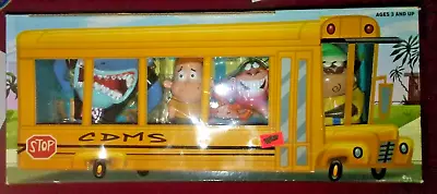 Cartoon Network My Gym Partner's A Monkey Character Figurine School Bus (NEW) • $125