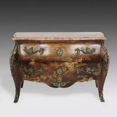 Louis Xv Style Commode Lacquered Painted Oak France Late 19th / Early 20th C.  • $12950