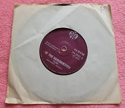 Mungo Jerry - In The Summertime Singapore 7  Single 1970 Pye 7n2502 Rare  • £1.99