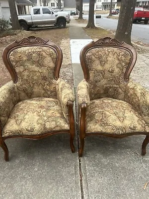 Antique French Provincial Geographic Furniture • $500