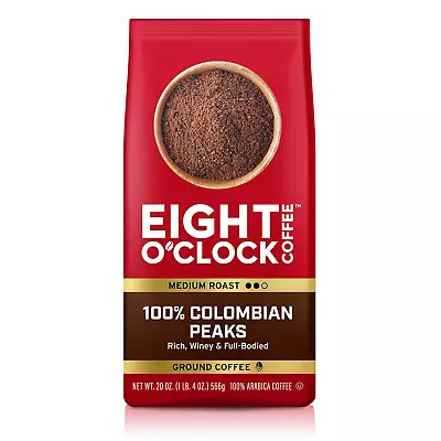 Eight O'Clock Coffee 100% Arabica Colombian Peaks Medium Roast Ground Coffee • $13.67