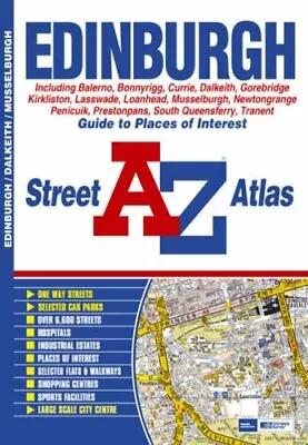 Edinburgh Street Atlas-Great Britain • £3.12