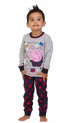 £8.99 • Buy Boys George Pig Letter To Santa Christmas Long Pyjama Set