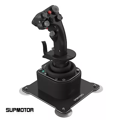 F16EX Flight Joystick Combo PC Flight Stick W/ Shake Kit For Flight Simulation • $499.88