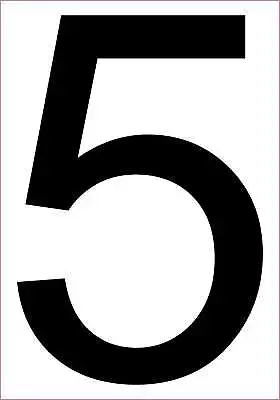 $9.99 • Buy 3.5in X 5in Number 5 Magnet Car Truck Vehicle Magnetic Sign