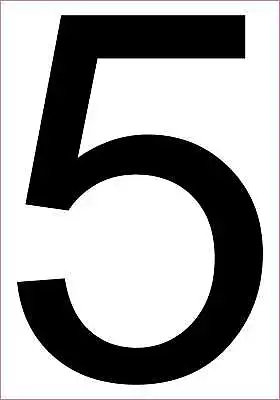 3.5in X 5in Number 5 Magnet Car Truck Vehicle Magnetic Sign • $10.99