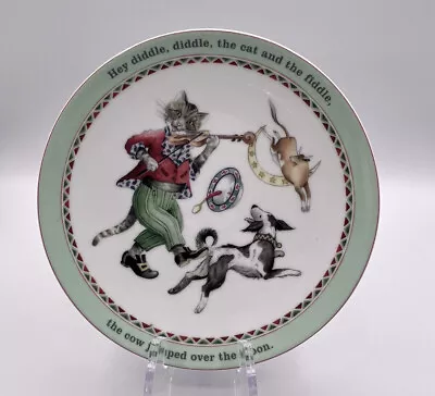 Royal Worcester “The Cat And The Fiddle” Nursery Rhymes Plate • $29