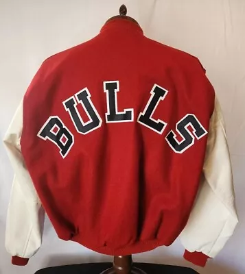 🔥🚨Vintage LRG Chalk Line Chicago Bulls Wool Varsity Spellout Jacket EUC Rare! • $999.99