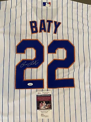 Brett Baty Autographed New York Mets Custom Jersey JSA COA Certified • $149.99