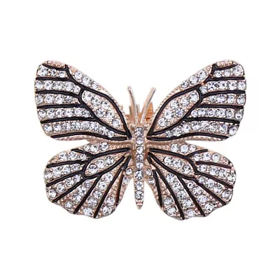 £5.49 • Buy Diamante Butterfly Shoe Clips Charms Buckle Remove Pearl Crystal Decoration Gift