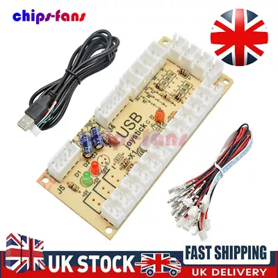 £8.99 • Buy Zero Delay Arcade USB Encoder PC To Joystick MAME 5Pin Sanwa Push Button + Cable
