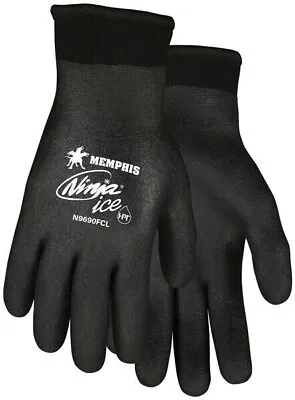 Memphis N9690 Ninja Ice Freezer Gloves Insulated Dual Layered HPT Coating Medium • $13.99