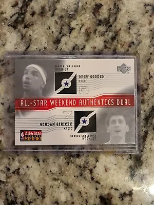 2003-04 Upper Deck All-Star Weekend Authentics Dual Drew Gooden Gordan Giricek • $2.49