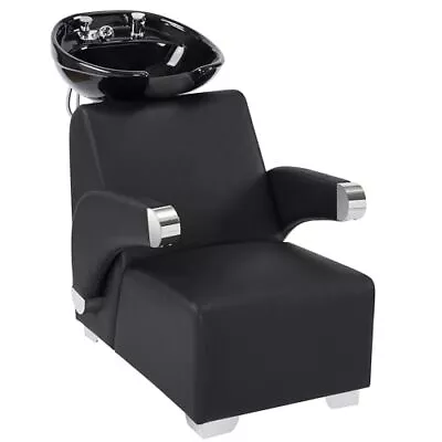 BarberPub Ceramic Bowl Backwash Shampoo Chair For BarbershopHome&Spa Salon 9102 • $659.90