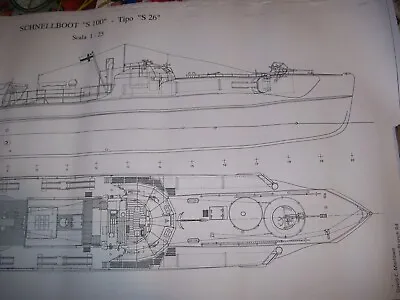 SCHNELLBOOT  S 100  Ship    Boat Model Boat Plans • $19.76