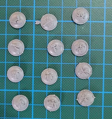 12x DWARFS SHIELDS BITS OOP Warhammer Fantasy Old World • $11.95