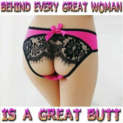 £4.79 • Buy UK Naughty Open Butt Backless Panties Crotchless Sexy Knickers Thong Underwear