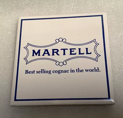 Martell Cognac Tile Trivet Coaster Cork Back • $9.95