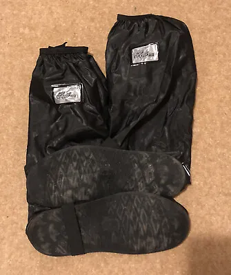 Houihua Waterproof Shoe Coverings Galoshes Foldable Non-Slip Hiking Unisex Camp • £24.99