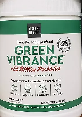 $69 • Buy Vibrant Health Green Vibrance Powder 60 Serving,  23.83 Ounces