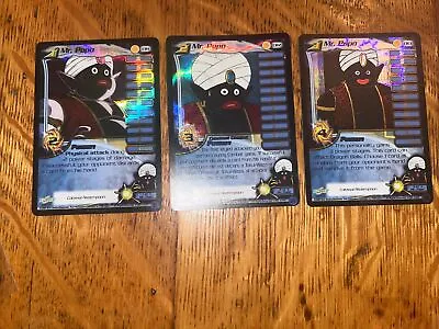 Fusion Saga Colossal Redemption Dragonball Z Score Promo Mr Popo CR1 CR2 CR3 Set • $99.99