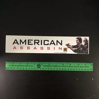 AMERICAN ASSASSIN (2017) Movie Theater Mylar Poster OG  2.5x11.5 Dylan O’Brien • $9.99