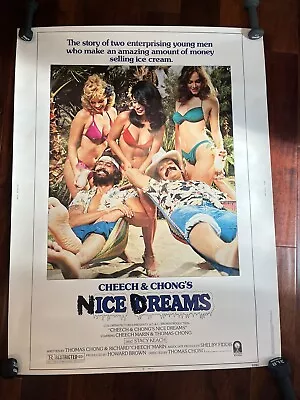 Cheech And Chong's Nice Dreams 1981 Original 30x40 Movie Poster  • £81.11