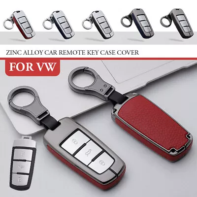 For Volkswagen VW Passat B6 CC Zinc Alloy Car Remote Key Case Shell Cover Holder • $23.09