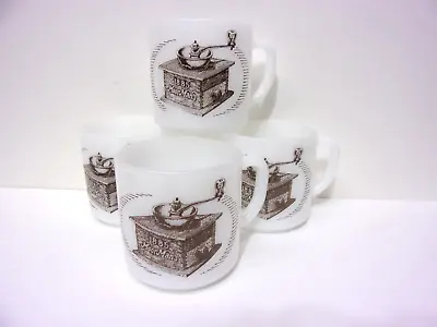 Set 4 Moormans Feed Seed Agricultural Brand Collectable Federal Coffee Cup Mug • $25