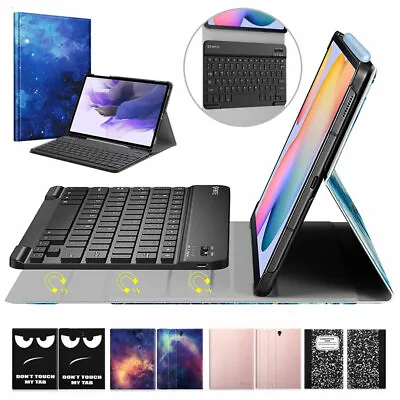 Bluetooth Keyboard Case Cover + Bluetooth Keyboard For Samsung Galaxy Tab Tablet • $38.39