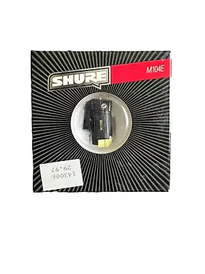 SHURE M104E Cartridge With Genuine SHURE Stylus & SHURE Branded P-Mount Adapter • $134.99