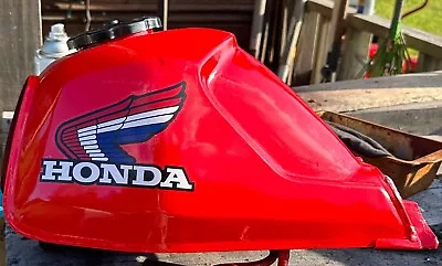 LICENSED HONDA Vintage ATV ATC Quad Fuel Gas Tank Wings Decal Sticker SET • $17.87