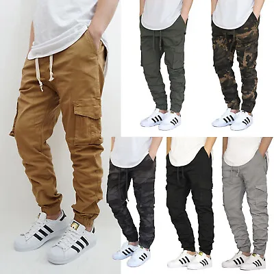 Men's Cargo Twill Stretch Jogger Pants (s-5xl) 6 Colors * Victorious *  • $28.95